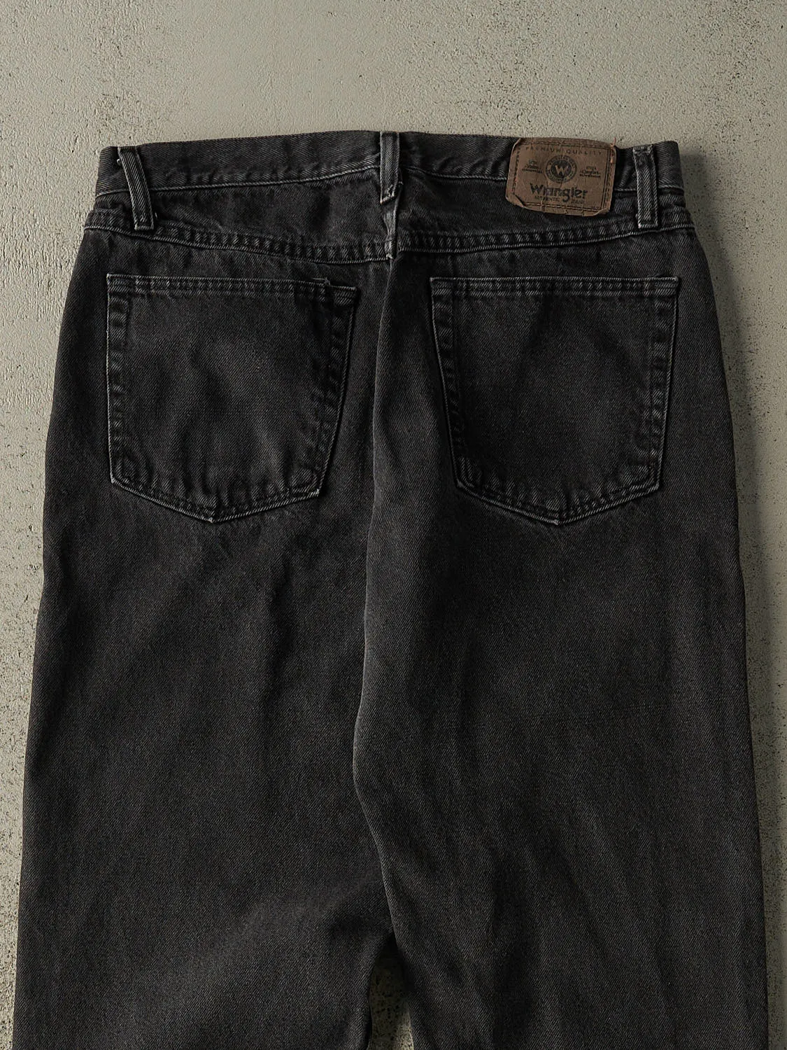 Vintage Y2K Faded Black Wrangler Denim Pants (32.5x30) sold by Rebalance Vintage product image thumbnail 4