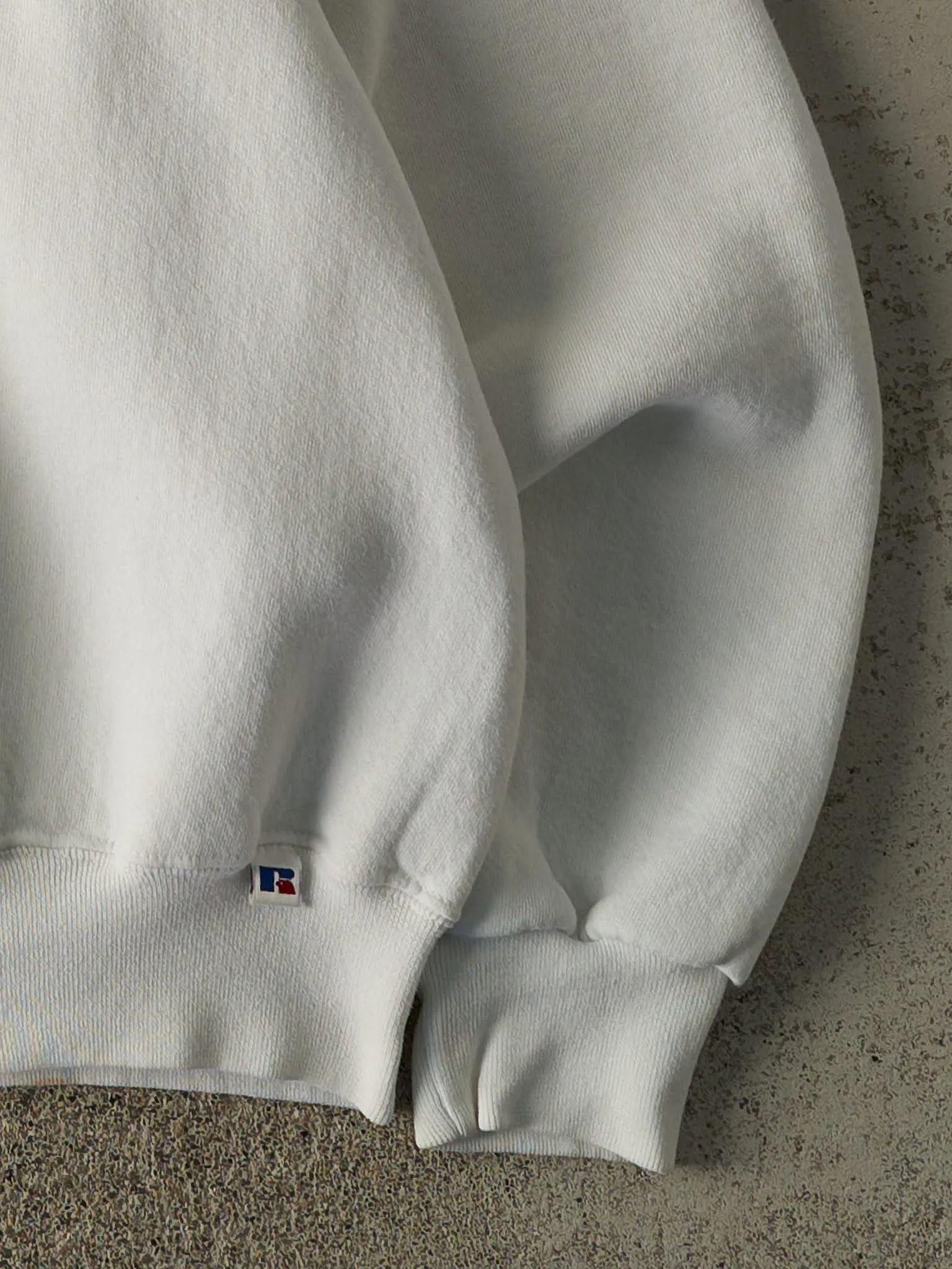 Vintage 90s White Michigan State University Russell Athletic Crewneck (XL) sold by Rebalance Vintage product image thumbnail 3