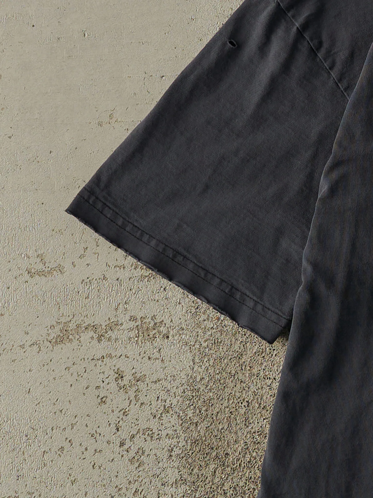 Vintage 90s Faded Black Adidas Logo Tee (M/L) sold by Rebalance Vintage product image thumbnail 3