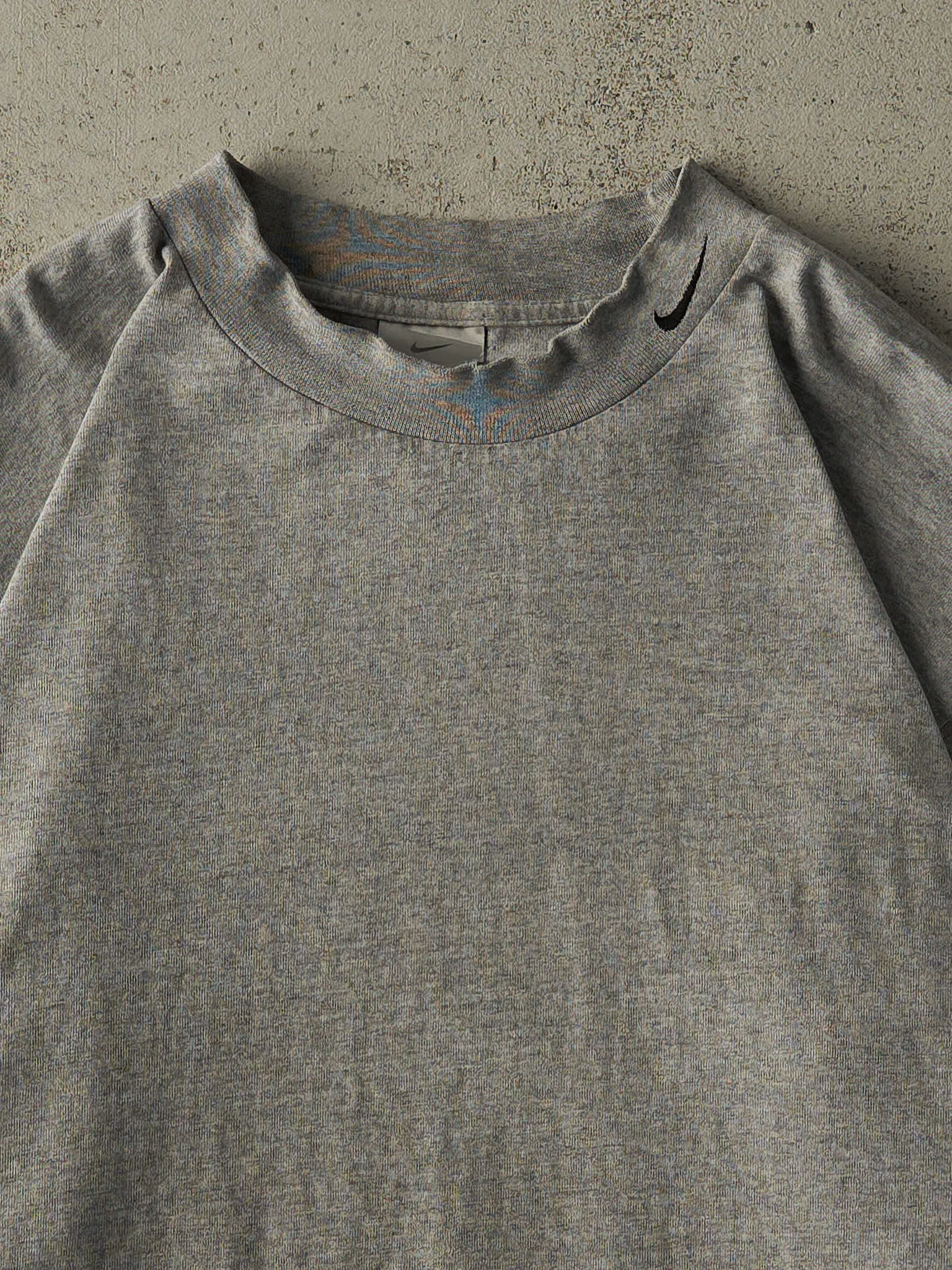 Vintage Y2K Grey Nike Embroidered Mock Neck Long Sleeve (XL/XXL) sold by Rebalance Vintage product image thumbnail 2