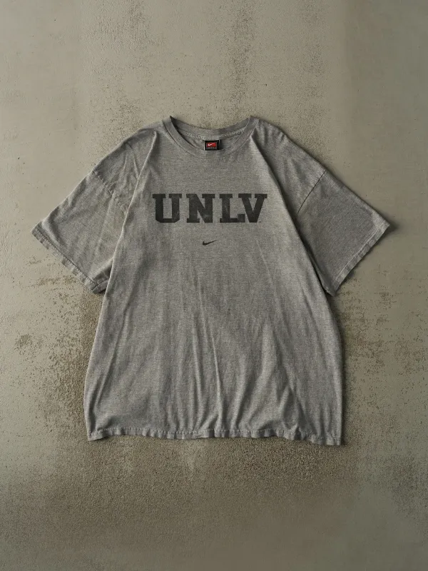 Vintage Y2K Grey University of Nevada, Las Vegas UNLV Nike Tee (XL) sold by Rebalance Vintage