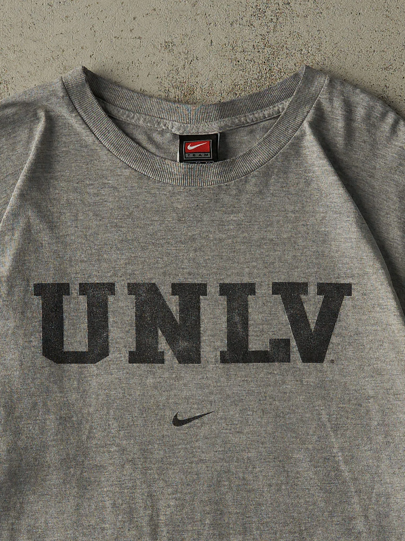 Vintage Y2K Grey University of Nevada, Las Vegas UNLV Nike Tee (XL) sold by Rebalance Vintage product image thumbnail 2