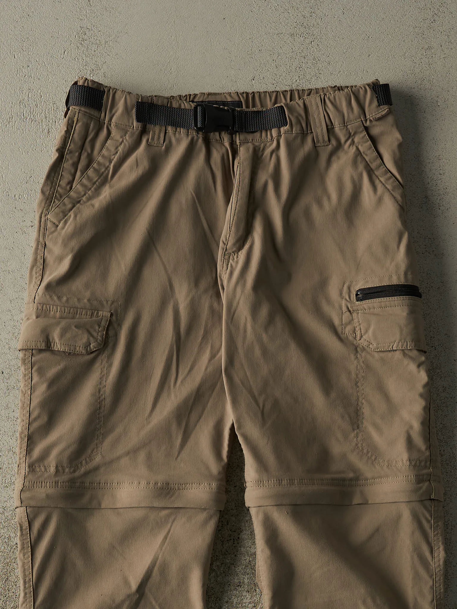 Vintage Y2K Beige BC Clothing Zip Off Cargo Hiking Pants (31x31.5) sold by Rebalance Vintage product image thumbnail 3