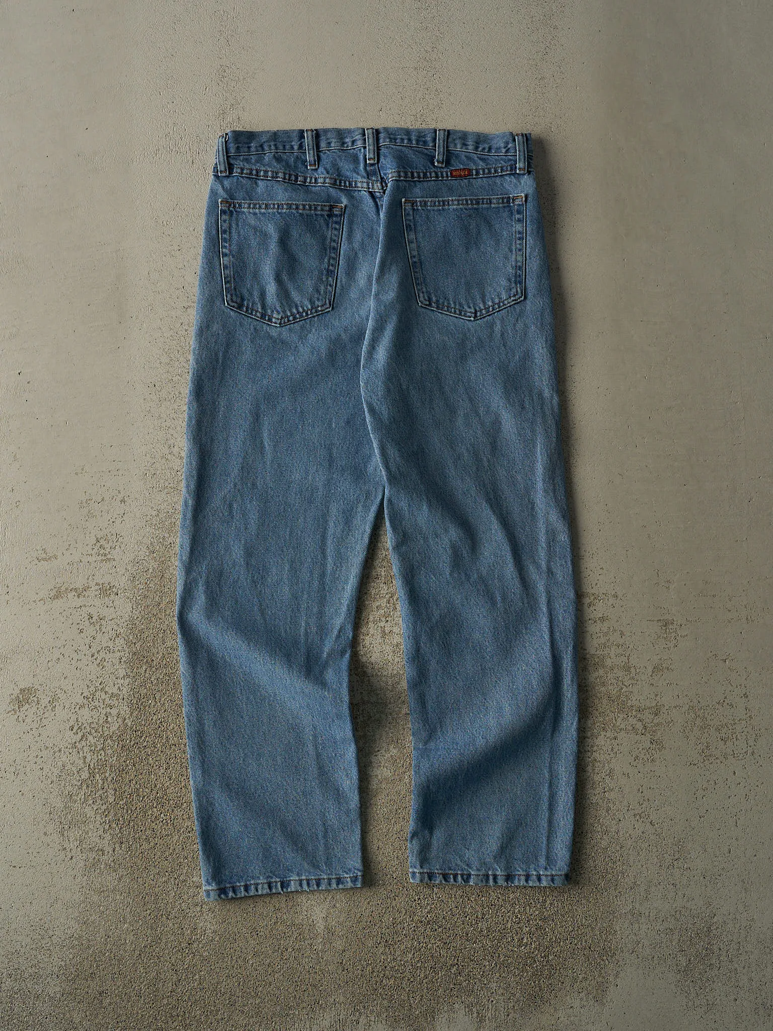Vintage 90s Light Wash Rustler Jeans (34x29.5) sold by Rebalance Vintage product image thumbnail 2