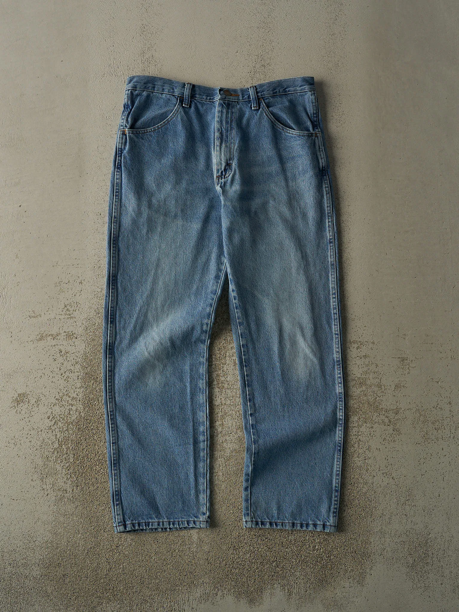 Vintage 90s Light Wash Rustler Jeans (34x29.5) sold by Rebalance Vintage