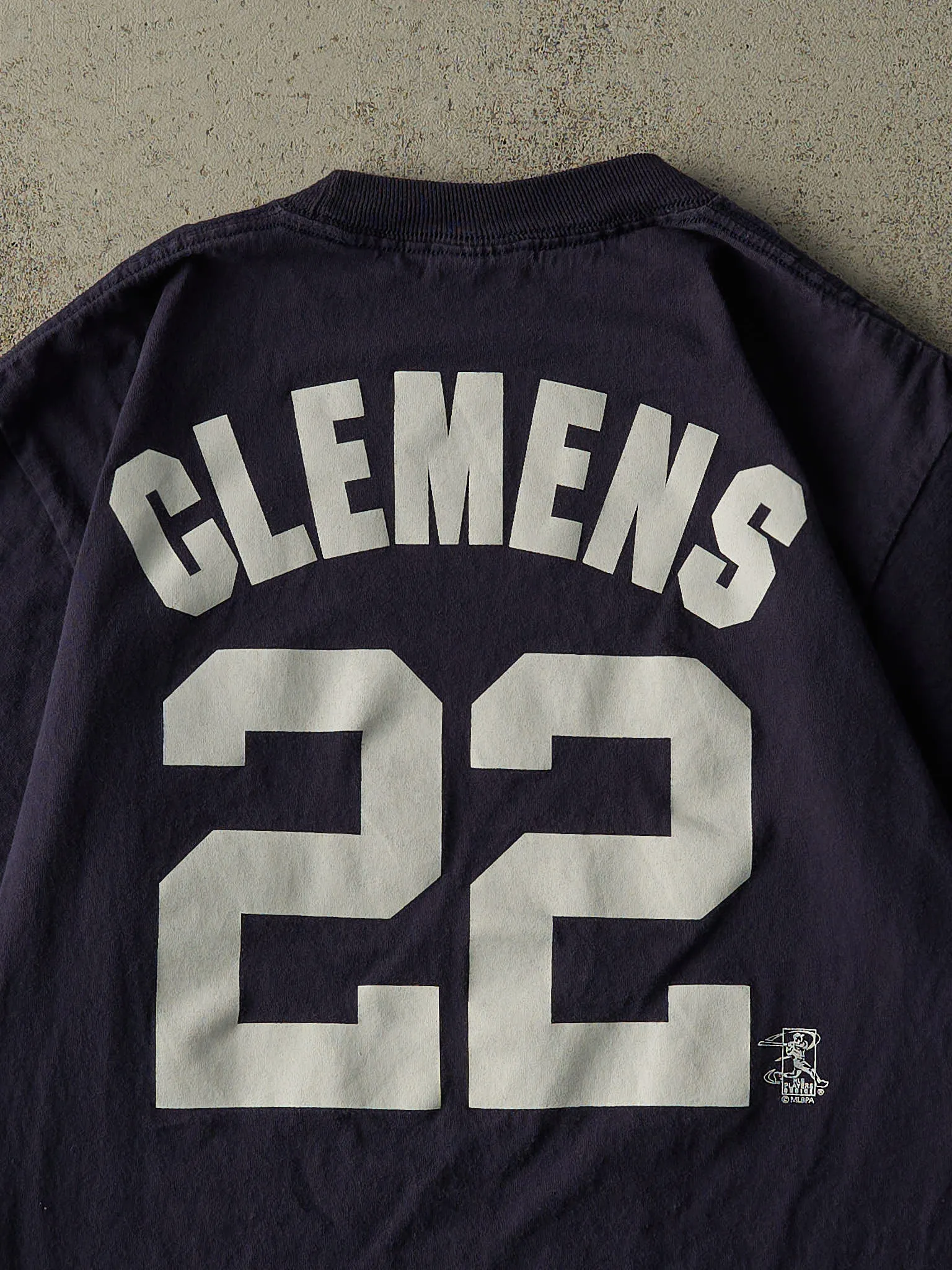 Vintage Y2K Navy Blue New York Yankees #22 Roger Clemens Tee (M/L) sold by Rebalance Vintage product image thumbnail 4