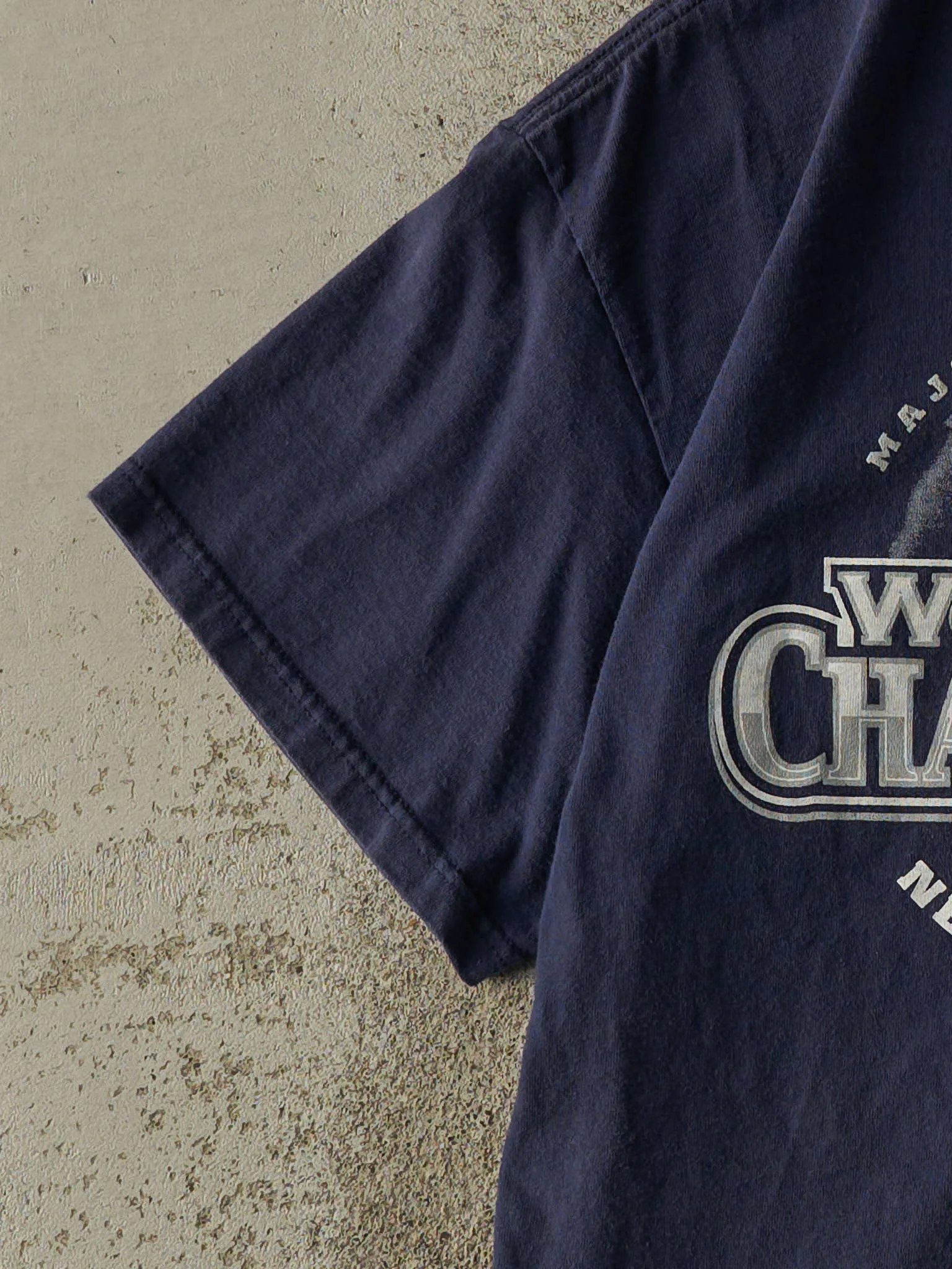 Vintage 09' Navy Blue New York Yankees World Series Champions Tee (M/L) sold by Rebalance Vintage product image thumbnail 3