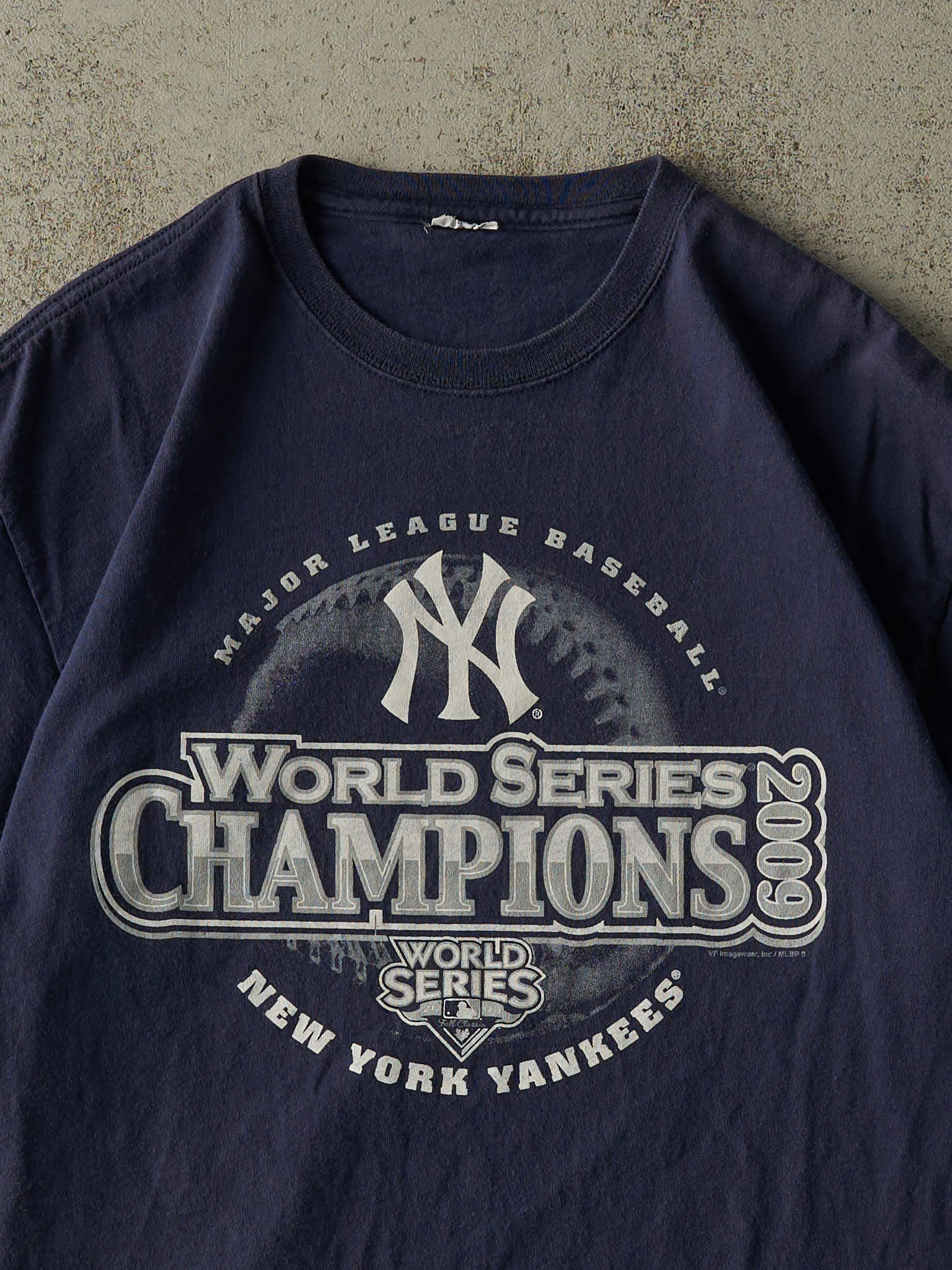 Vintage 09' Navy Blue New York Yankees World Series Champions Tee (M/L) sold by Rebalance Vintage product image thumbnail 2