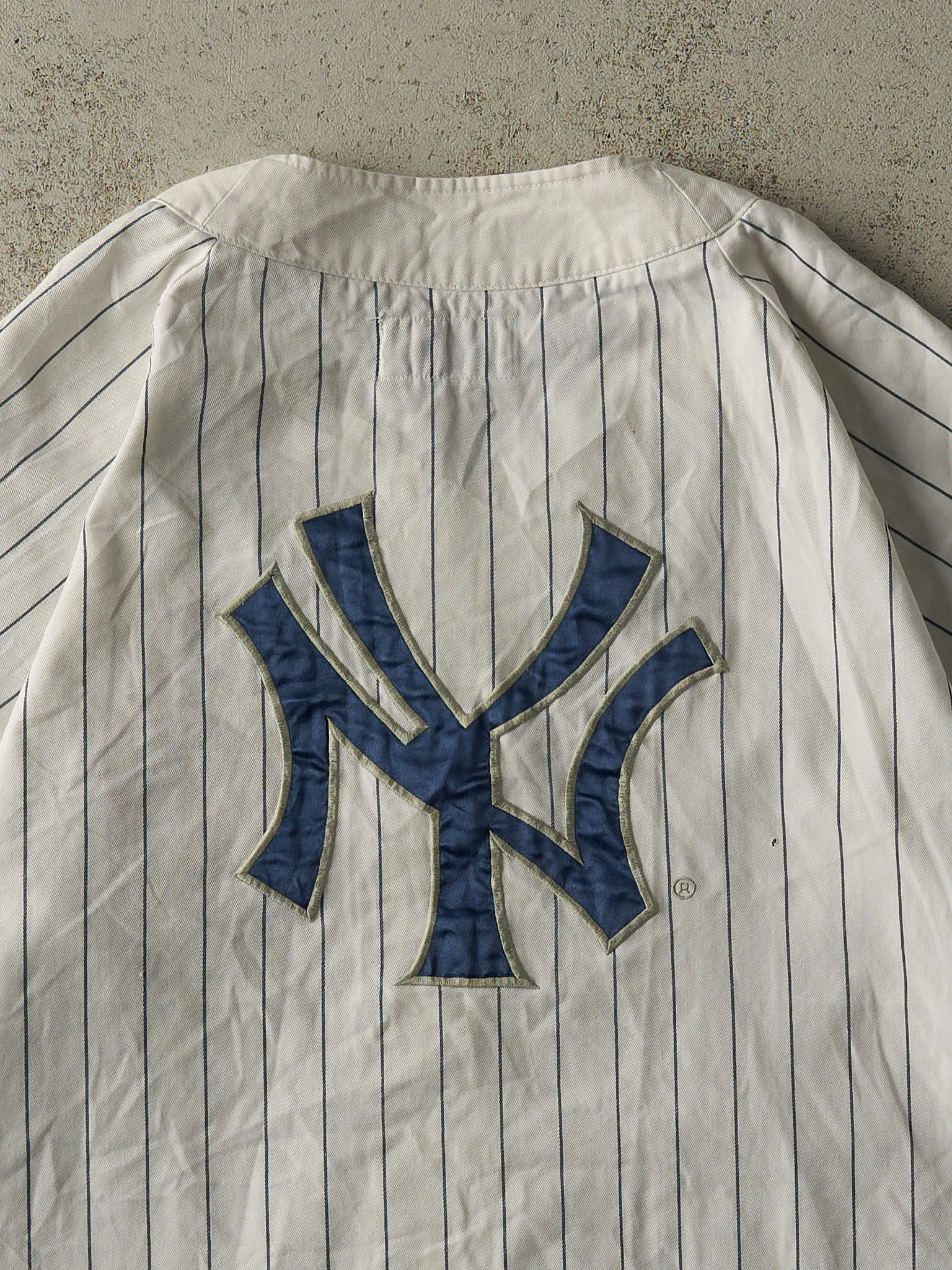 Vintage 90s White New York Yankees Starter Embroidered Jersey (XL) sold by Rebalance Vintage product image thumbnail 4