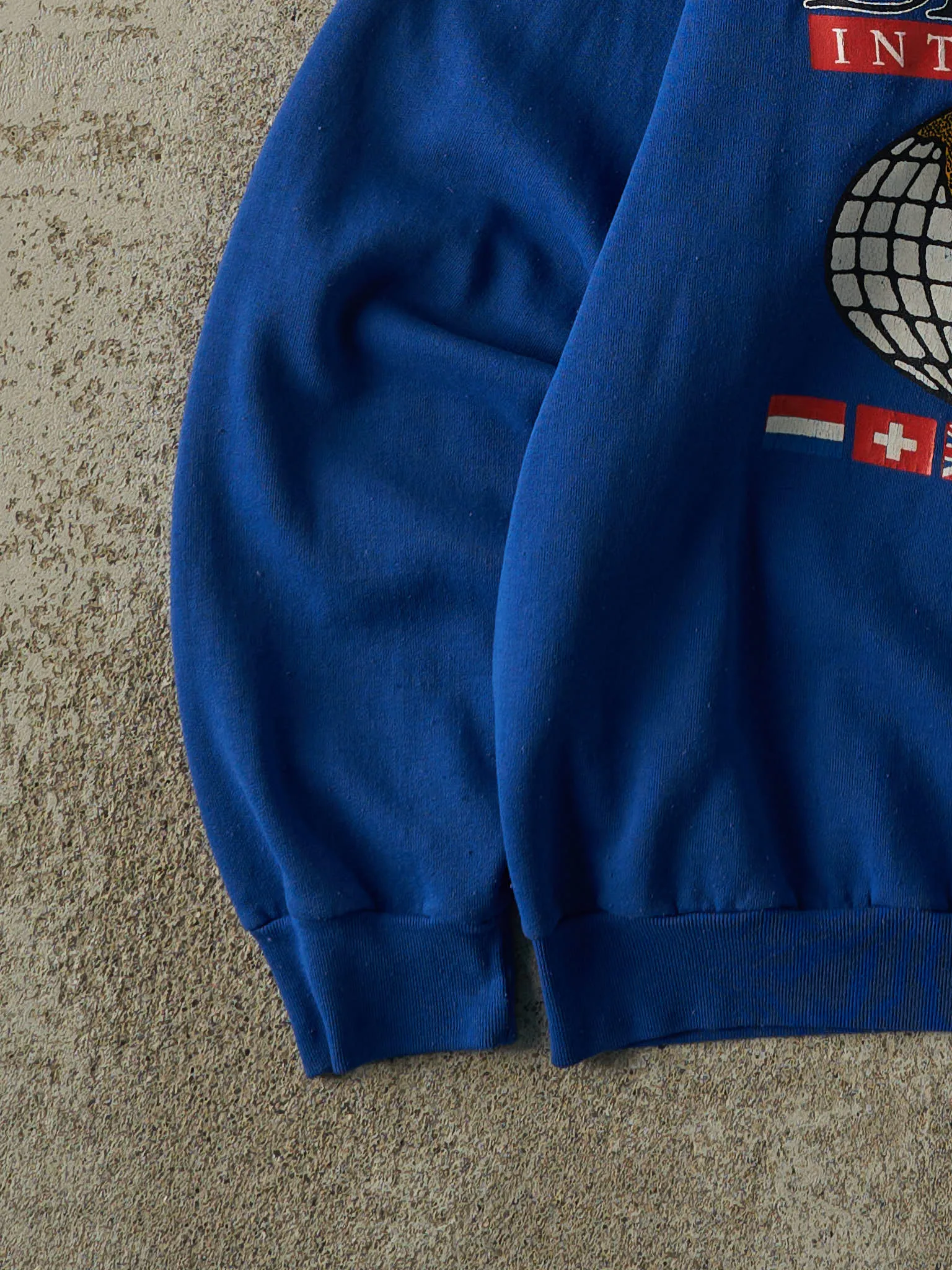 Vintage 80s Blue Brooks Boxy Crewneck (M) sold by Rebalance Vintage product image thumbnail 3