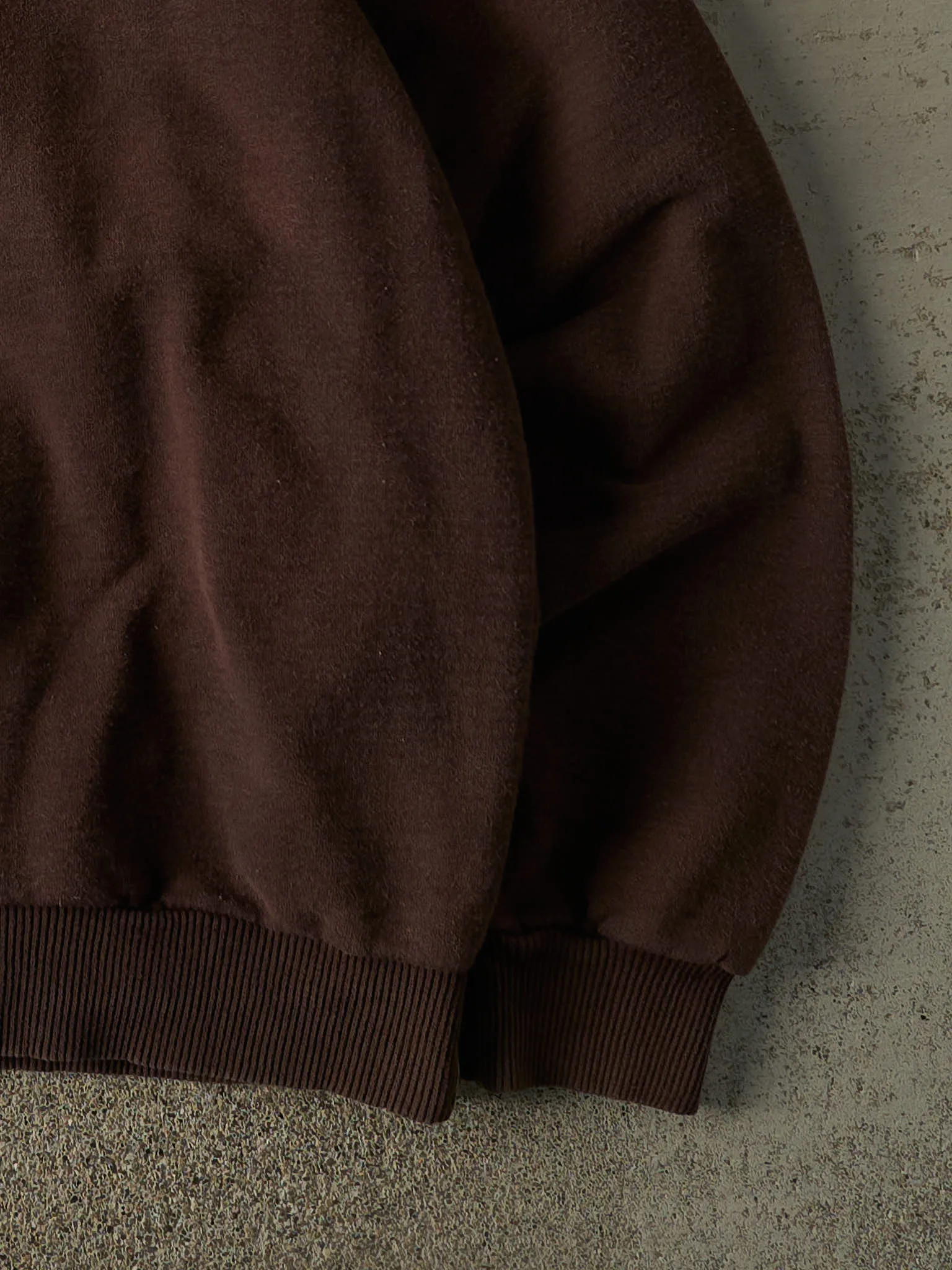 Vintage 90s Sun Faded Brown Non-Fiction Blank Crewneck (XL) sold by Rebalance Vintage product image thumbnail 3