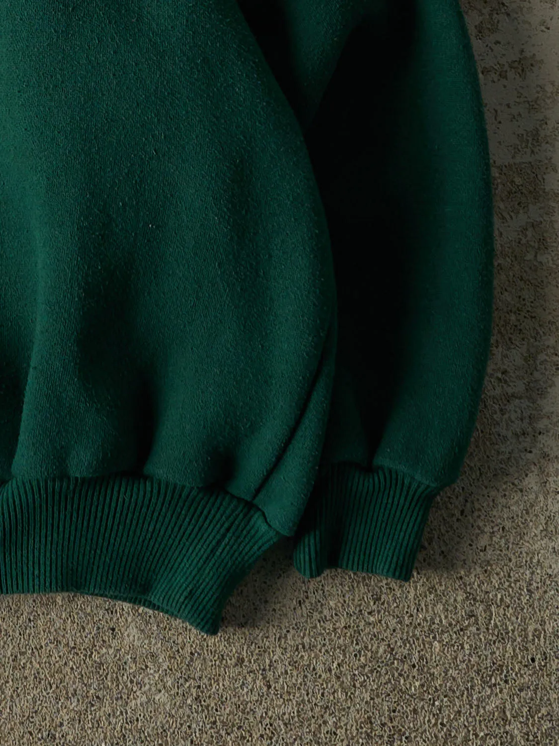 Vintage 90s Green University of Notre Dame Fighting Irish Embroidered Crewneck (S/M) sold by Rebalance Vintage product image thumbnail 3