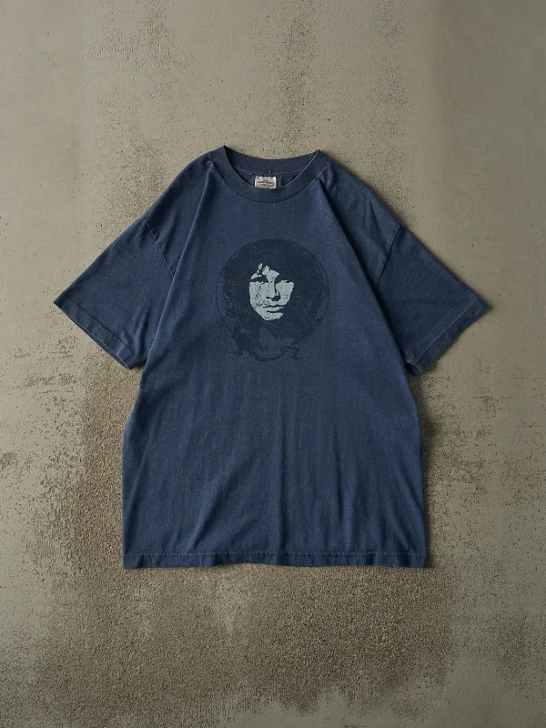 Vintage Y2K Blue Jim Morrison The Doors Tee (L/XL) sold by Rebalance Vintage