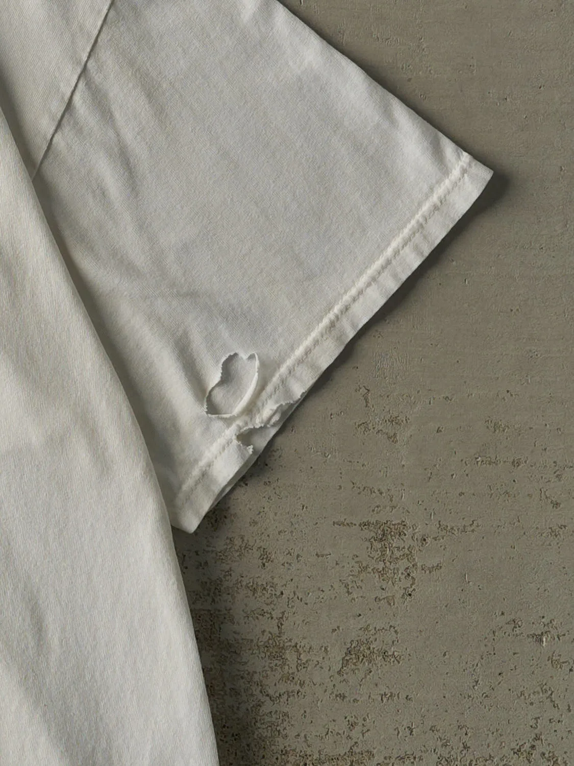 Vintage 90s White "Live Hard Ride Hard" Biker Tee (XL/XXL) sold by Rebalance Vintage product image thumbnail 3