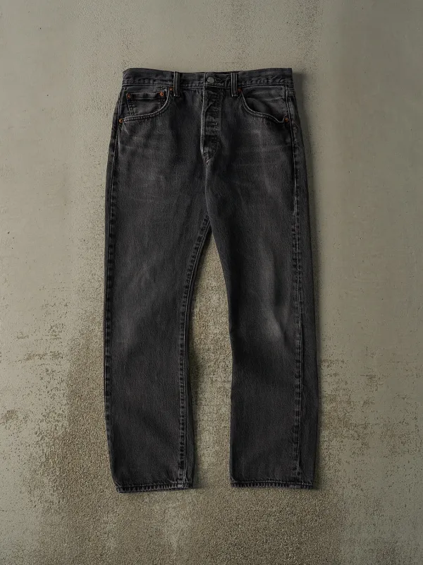 Vintage 90s Faded Black Levi's 501 Denim Pants (32.5x29.5) sold by Rebalance Vintage