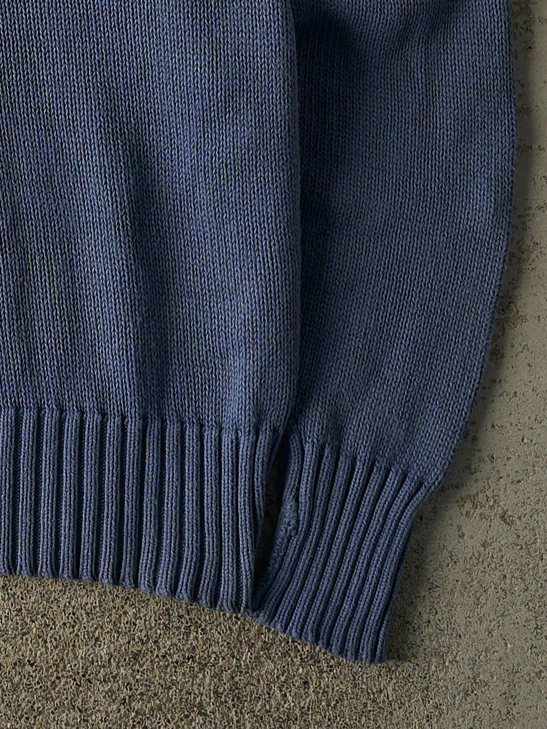 Vintage 90s Slate Blue Polo Ralph Lauren Knit Pullover (XXL) sold by Rebalance Vintage product image thumbnail 3