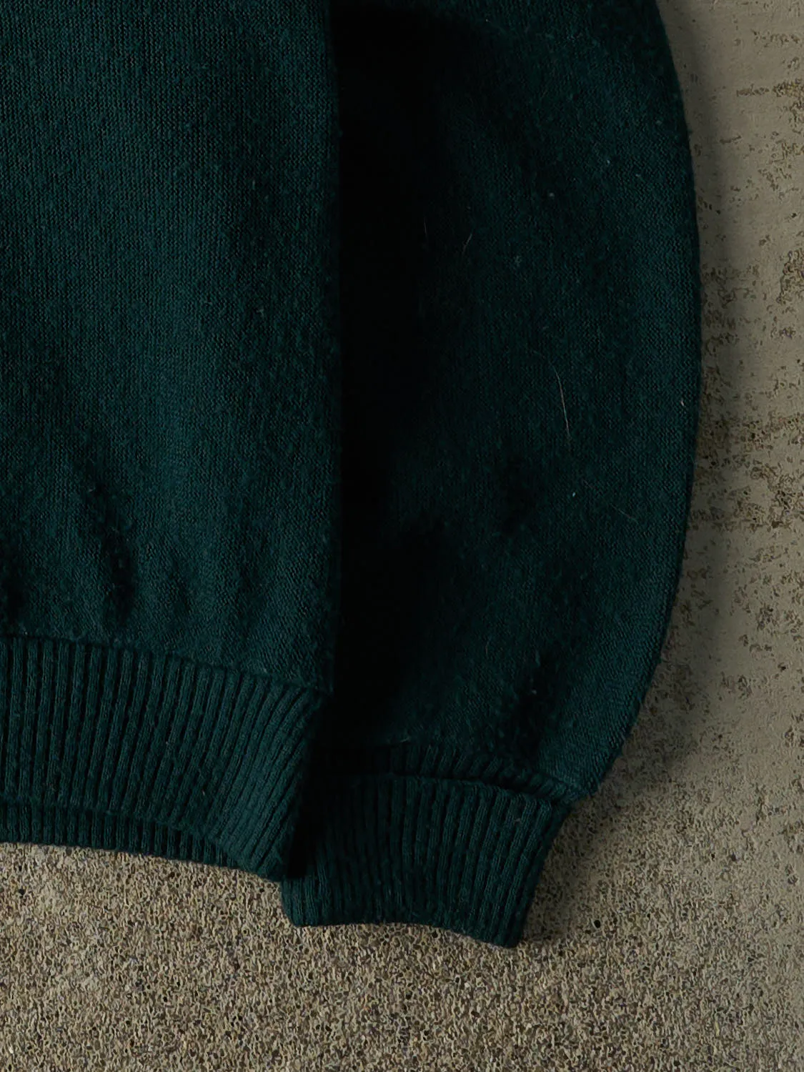 Vintage 80s Green Knit Cardigan (L) sold by Rebalance Vintage product image thumbnail 3