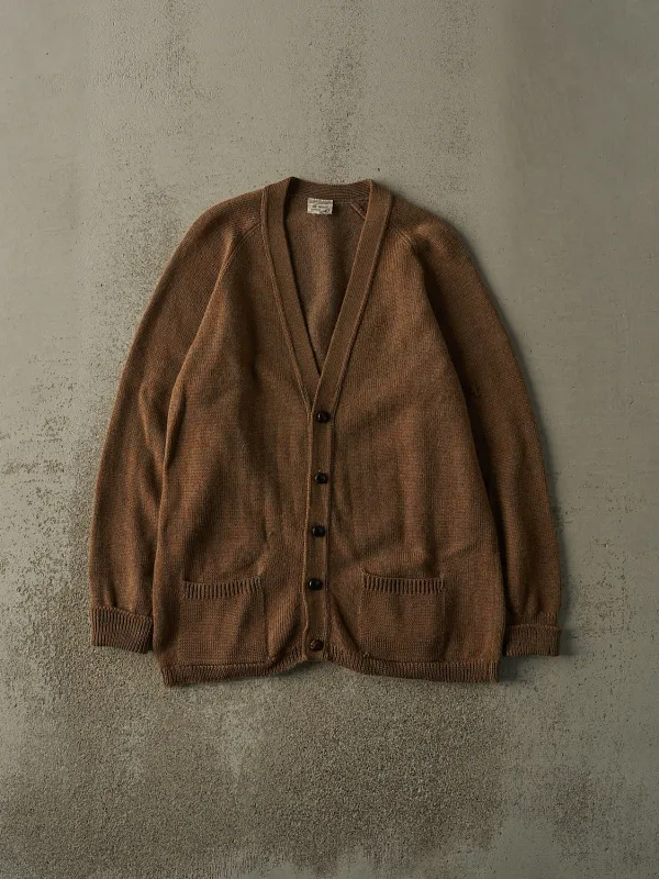 Vintage 70s Brown Wool Knit Cardigan (M/L) sold by Rebalance Vintage