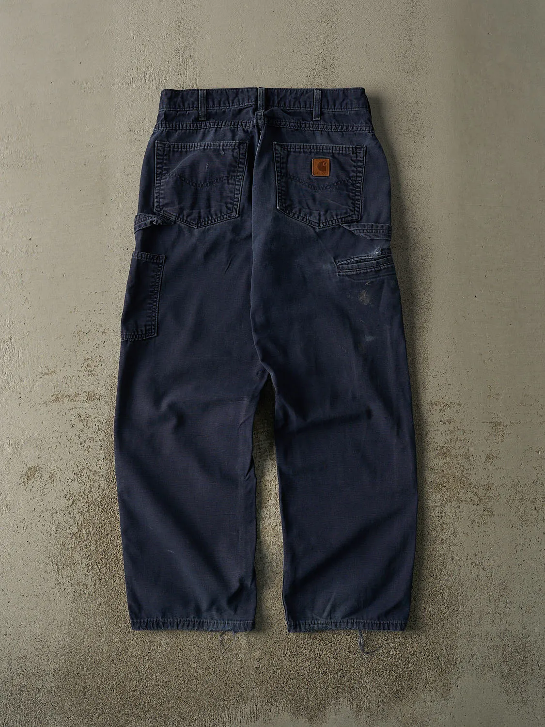 Vintage 90s Navy Blue Carhartt Carpenter Pants (30x29.5) sold by Rebalance Vintage product image thumbnail 2