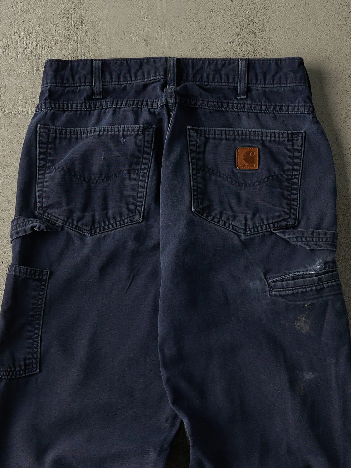 Vintage 90s Navy Blue Carhartt Carpenter Pants (30x29.5) sold by Rebalance Vintage product image thumbnail 4