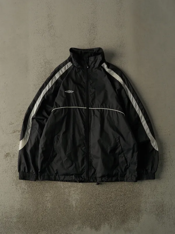 Vintage Y2K Black Umbro Windbreaker Track Jacket (L/XL) sold by Rebalance Vintage