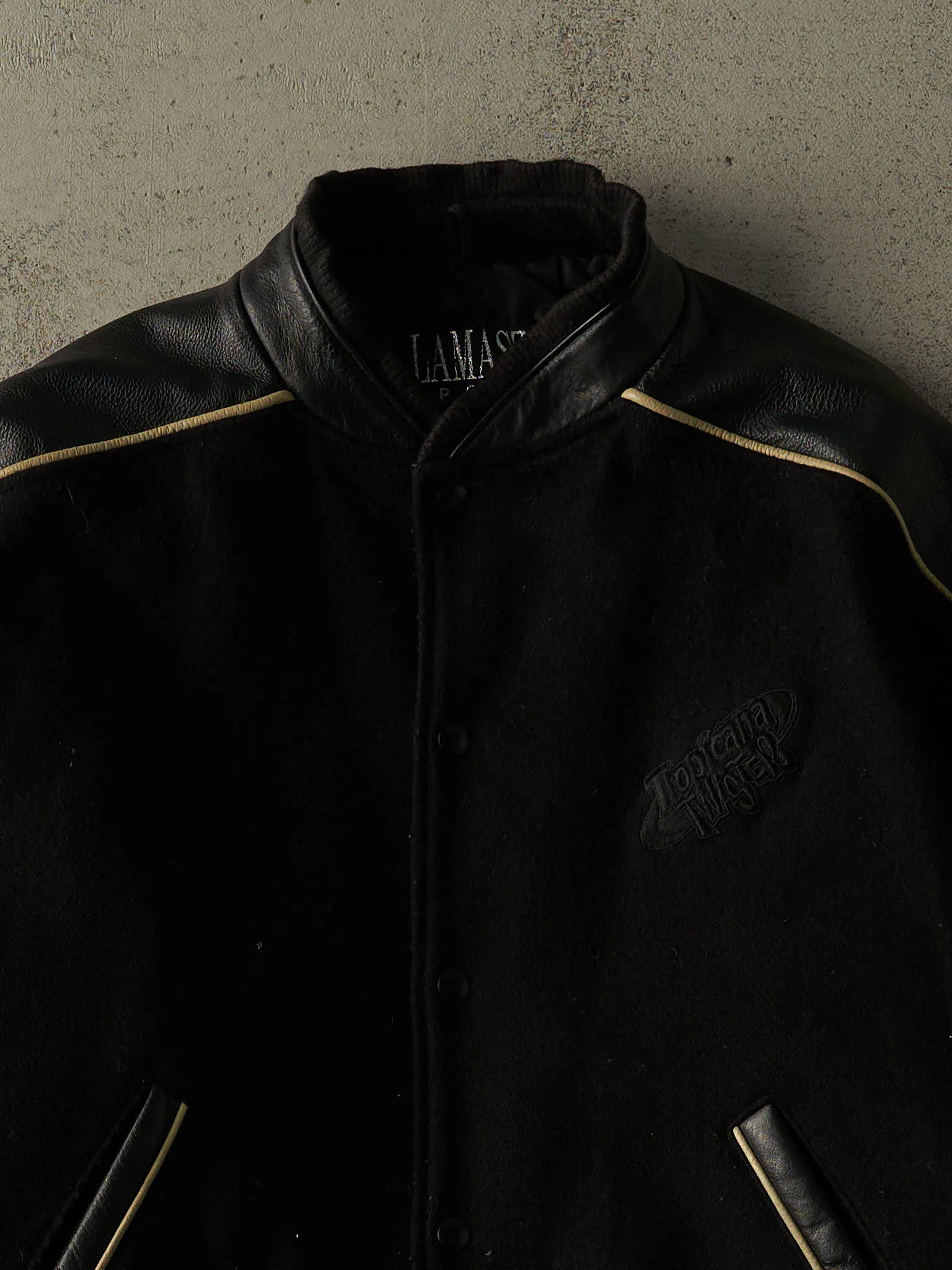 Vintage Y2K Black Embroidered Button Up Jacket (L/XL) sold by Rebalance Vintage product image thumbnail 2