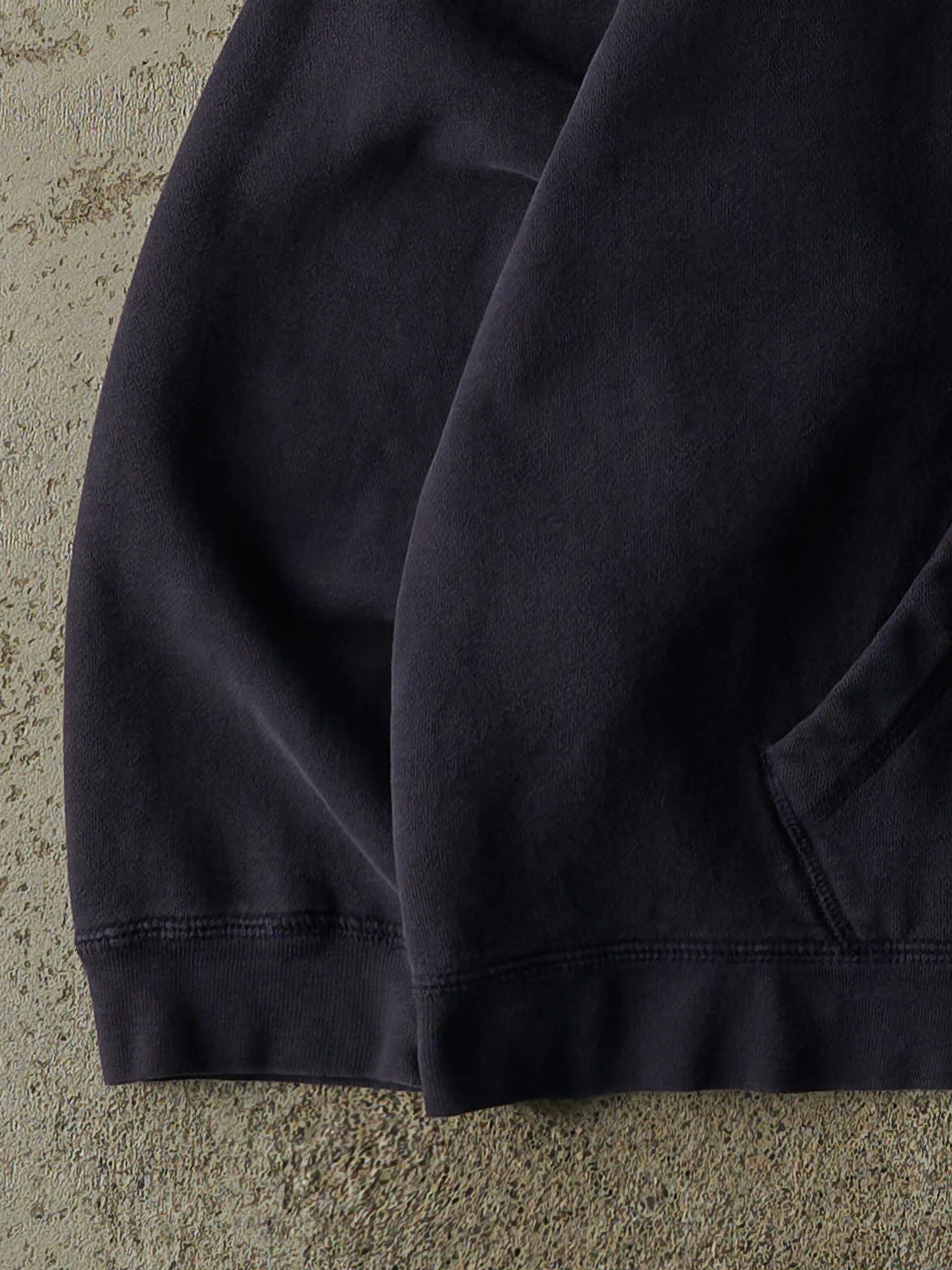 Vintage 90s Navy Blue Bum Equipment Embroidered Boxy Hoodie (L/XL) sold by Rebalance Vintage product image thumbnail 3