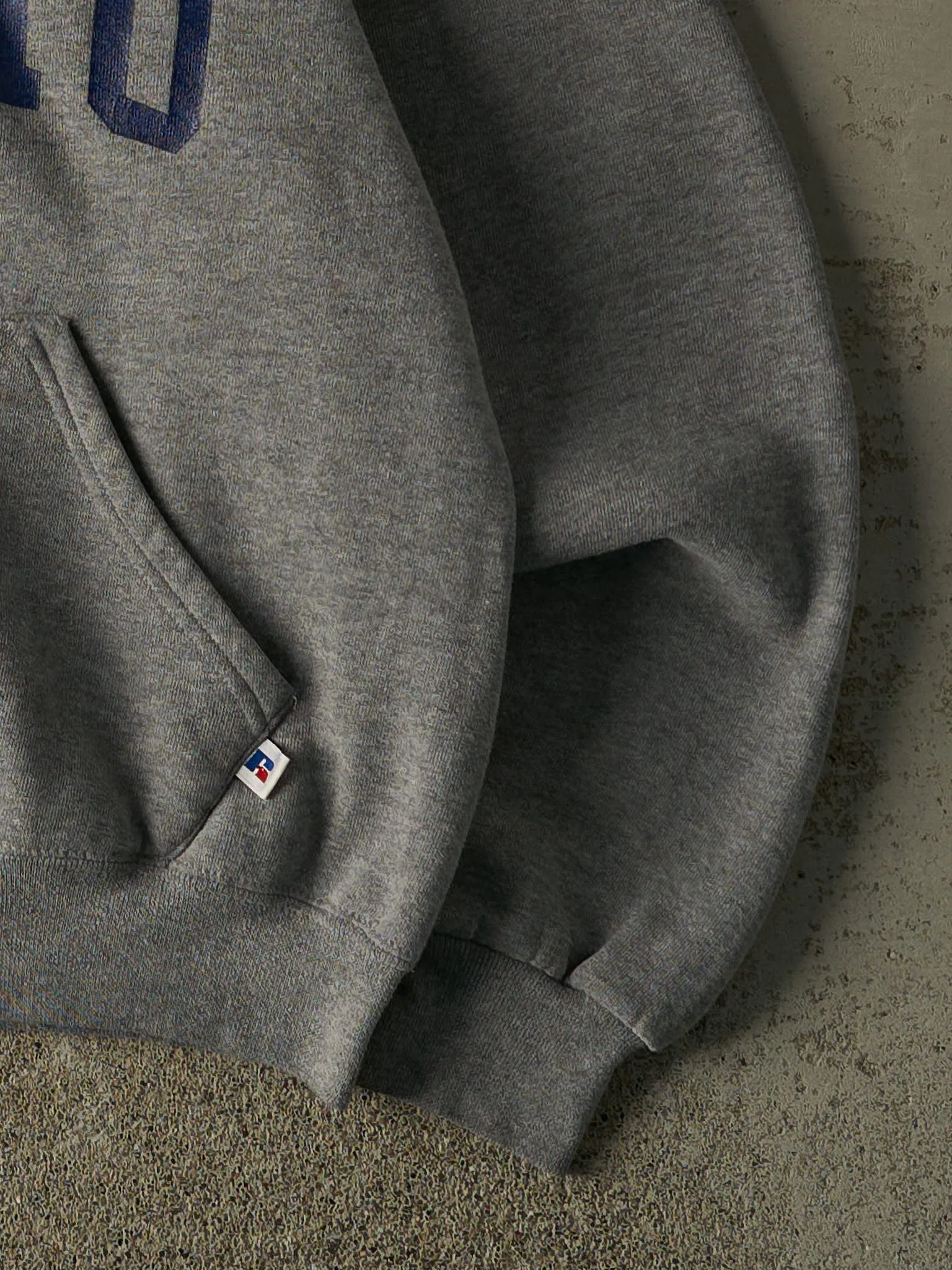 Vintage 90s Grey University of Toronto Russell Athletic Hoodie (S/M) sold by Rebalance Vintage product image thumbnail 3