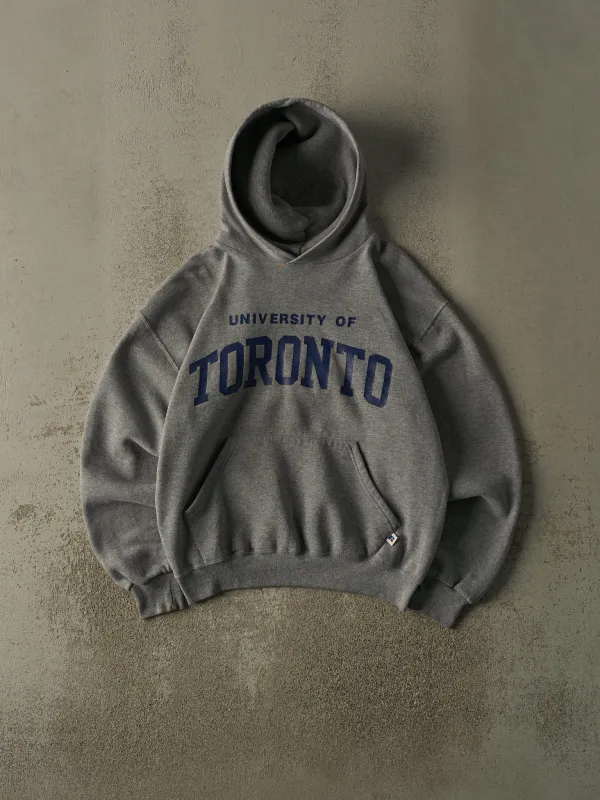 Vintage 90s Grey University of Toronto Russell Athletic Hoodie (S/M) sold by Rebalance Vintage