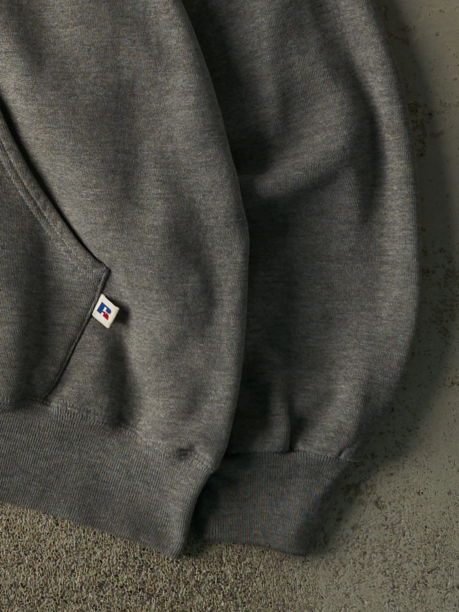 Vintage 90s Grey Peacock Athletics Russell Athletics Hoodie (L) sold by Rebalance Vintage product image thumbnail 3