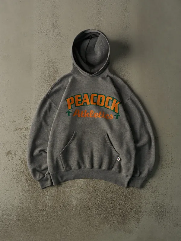 Vintage 90s Grey Peacock Athletics Russell Athletics Hoodie (L) sold by Rebalance Vintage