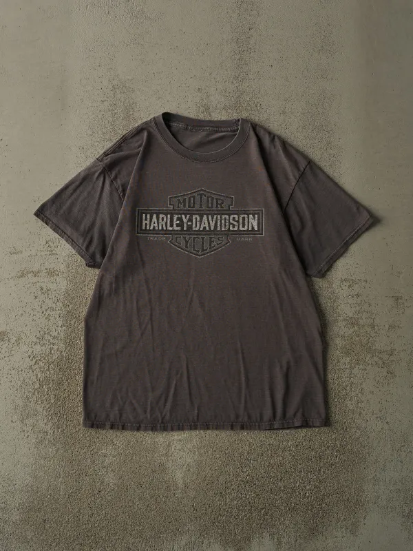 Vintage Y2K Charcoal Grey Mankato MN Harley Davidson Tee (M) sold by Rebalance Vintage