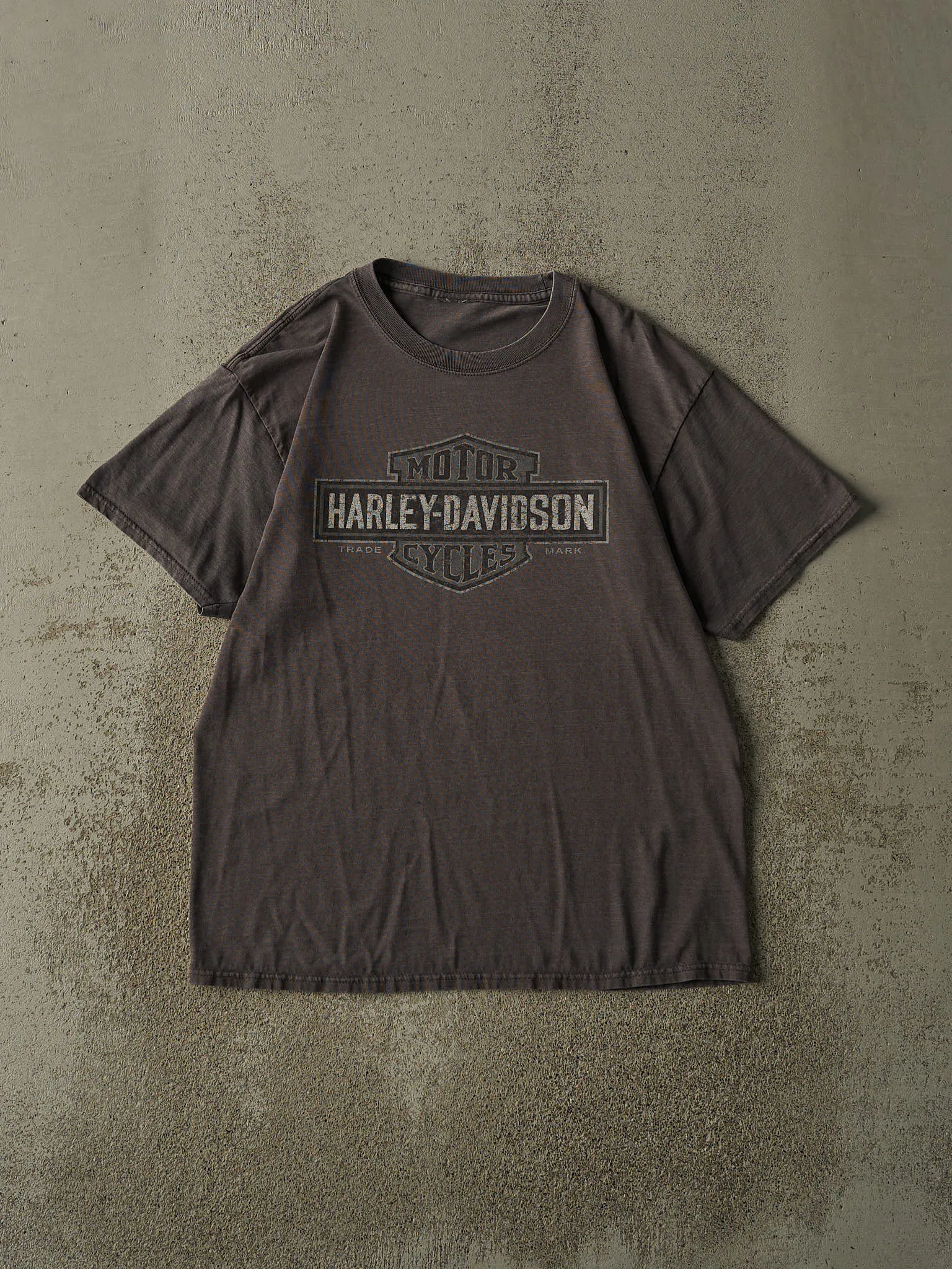 Vintage Y2K Charcoal Grey Mankato MN Harley Davidson Tee (M) sold by Rebalance Vintage