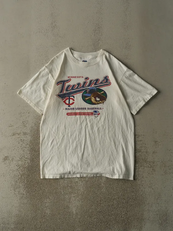 Vintage 04' White Minnesota Twins Tee (L/XL) sold by Rebalance Vintage
