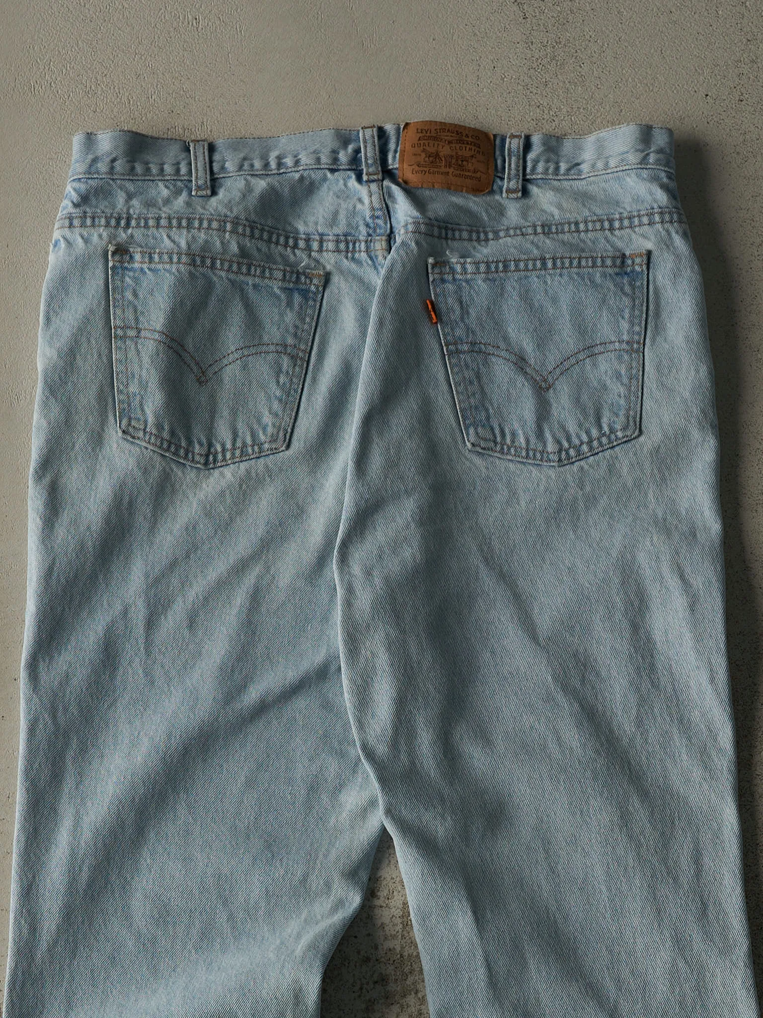 Vintage 80s Light Wash Levi's Orange Tab Jeans (36x30) sold by Rebalance Vintage product image thumbnail 5