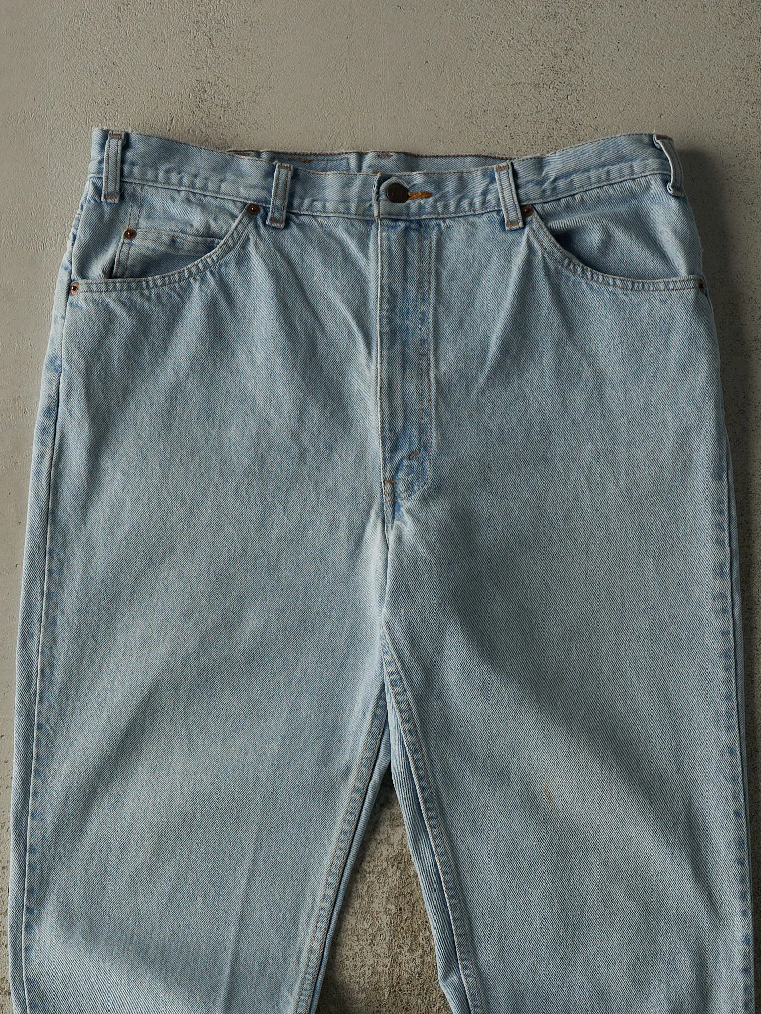 Vintage 80s Light Wash Levi's Orange Tab Jeans (36x30) sold by Rebalance Vintage product image thumbnail 4