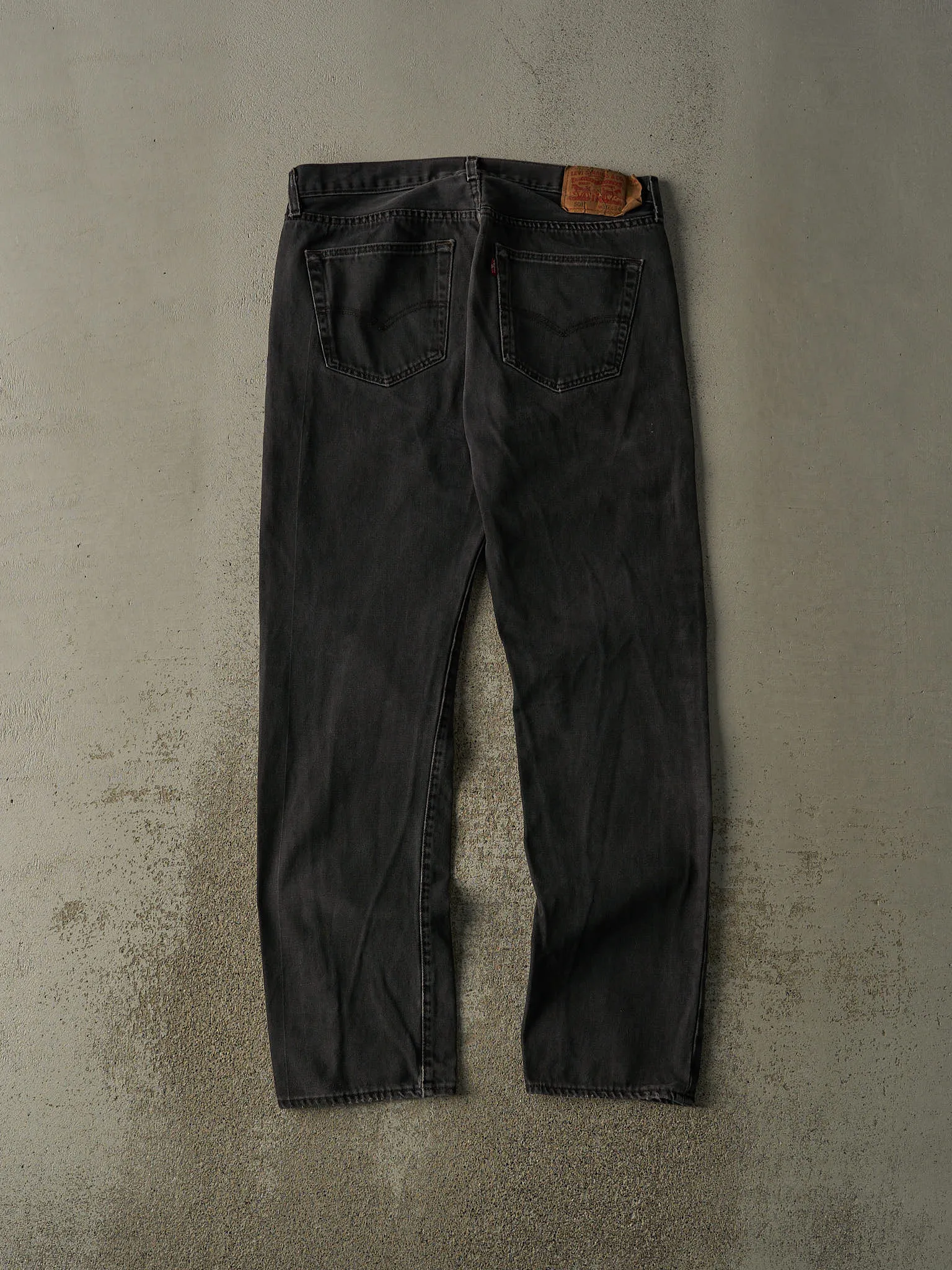 Vintage Y2K Faded Black Levi's 501 Denim Pants (35x33) sold by Rebalance Vintage product image thumbnail 3