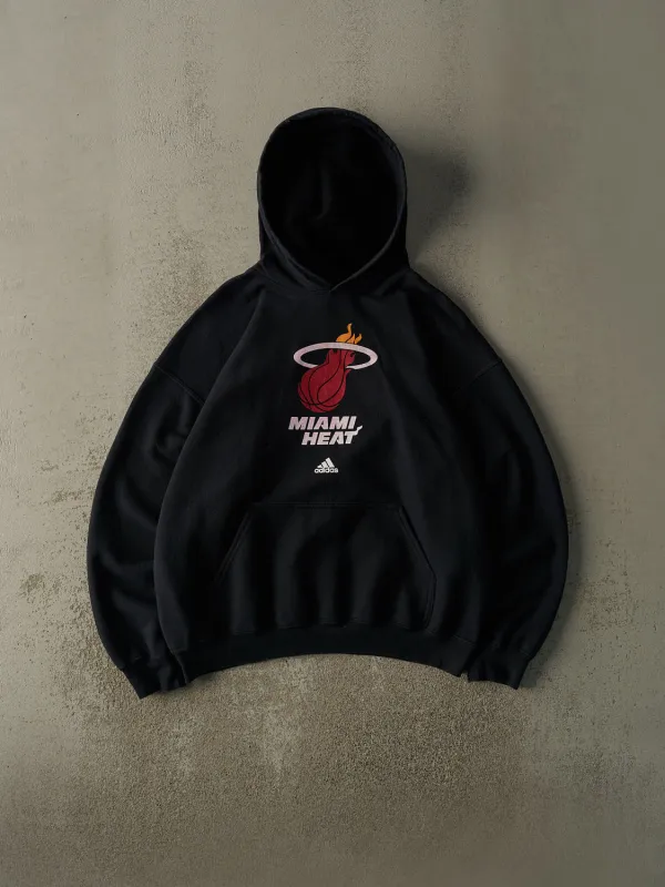 Vintage Y2K Black Miami Heat Adidas Hoodie (L) sold by Rebalance Vintage