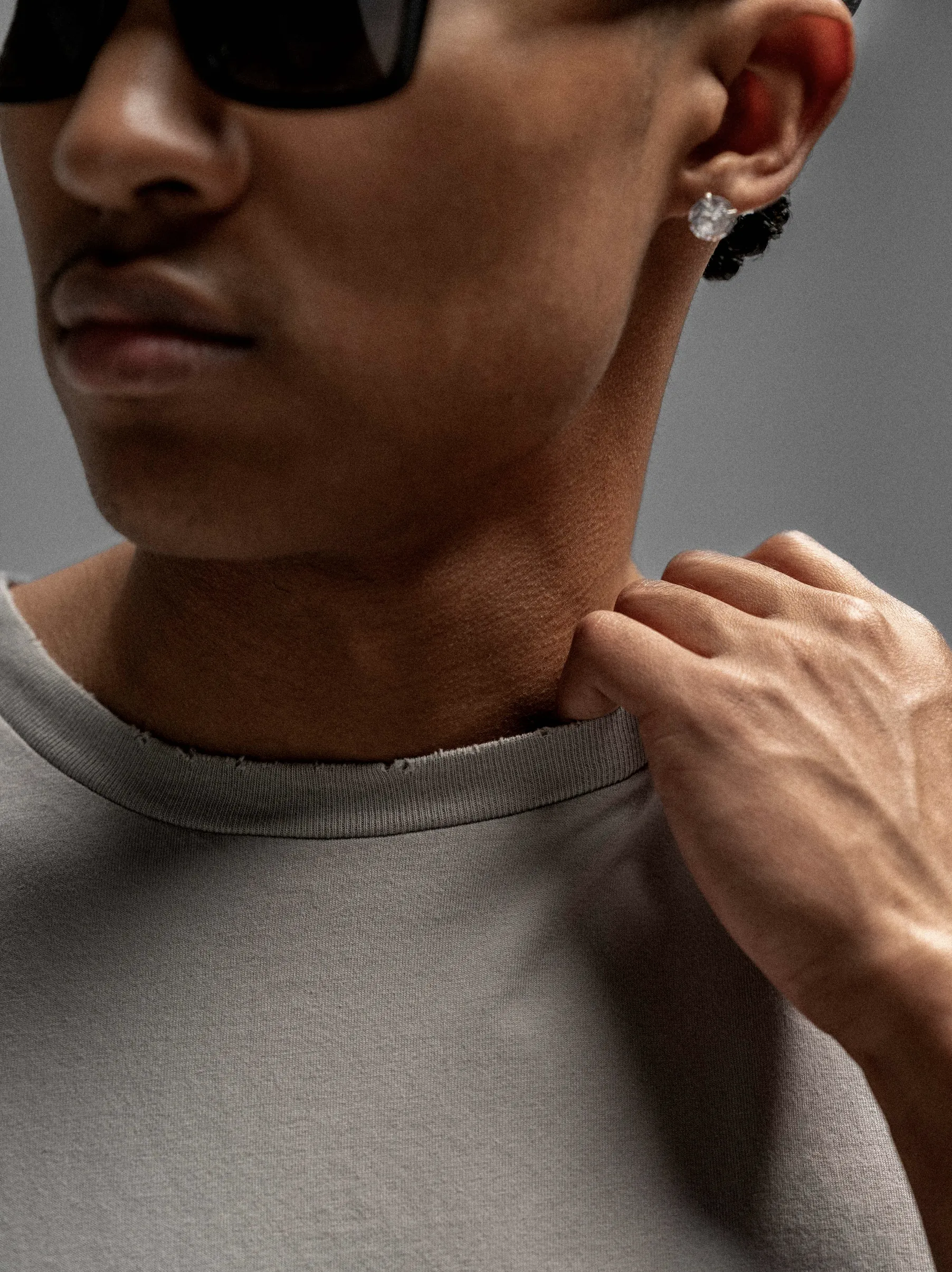 Everyday Boxy Tee – Clay Grey sold by Rebalance Vintage product image thumbnail 4