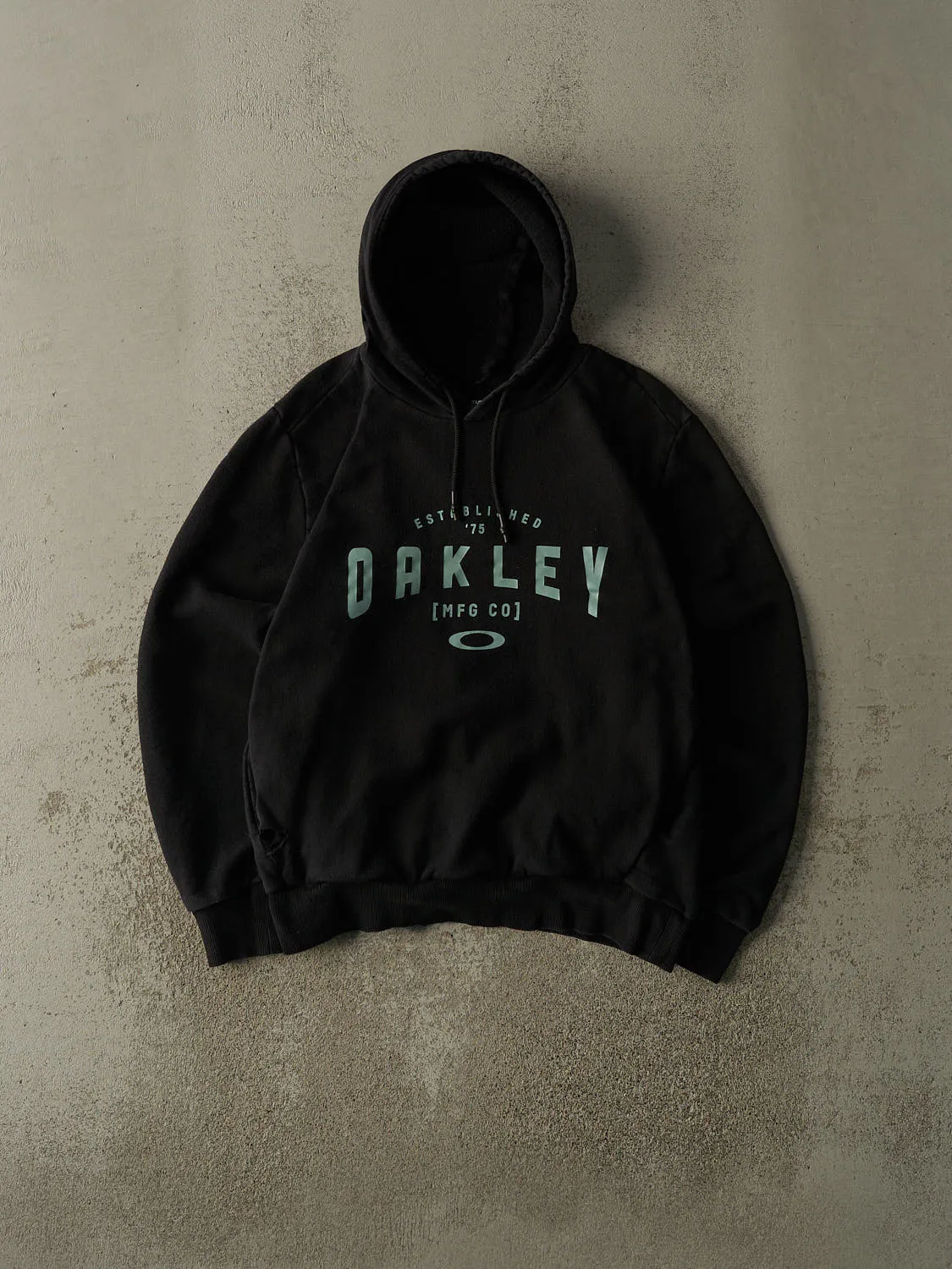 Vintage Y2K Black Oakley Hoodie (S/M) sold by Rebalance Vintage