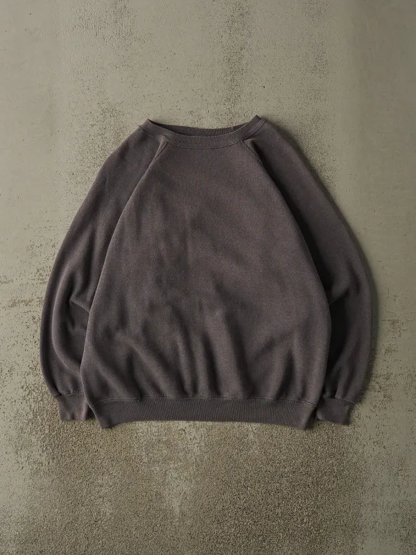 Vintage 80s Faded Grey Blank Crewneck (L) sold by Rebalance Vintage
