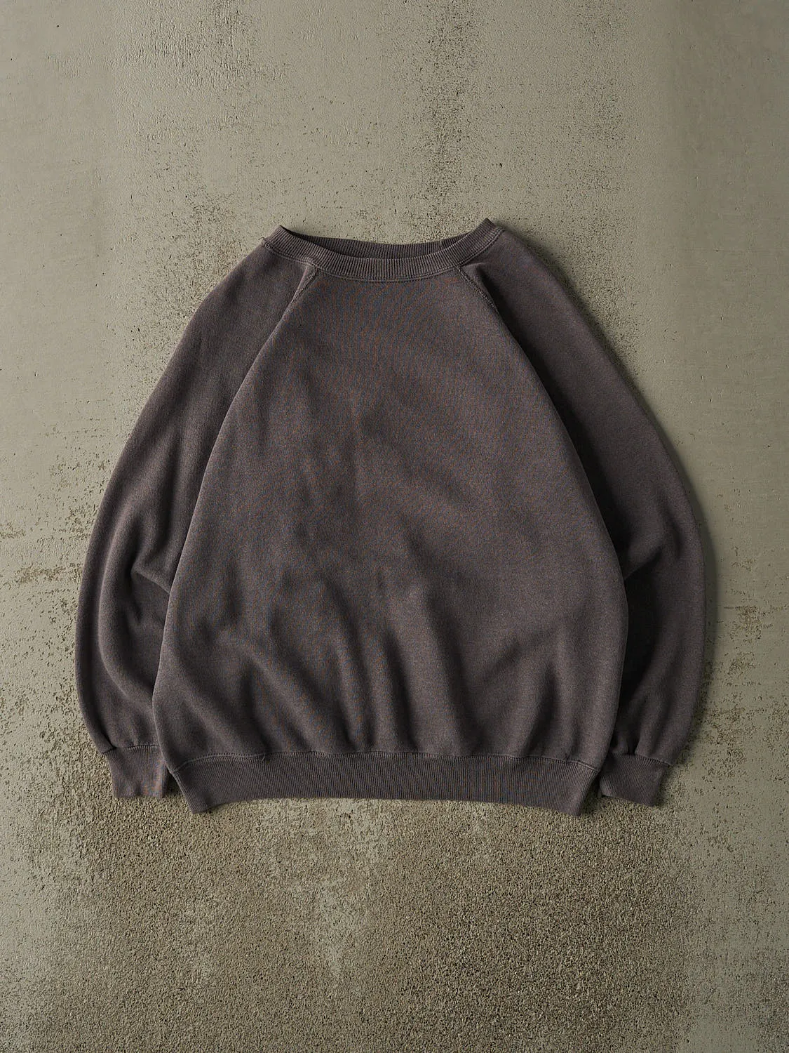 Vintage 80s Faded Grey Blank Crewneck (L) sold by Rebalance Vintage