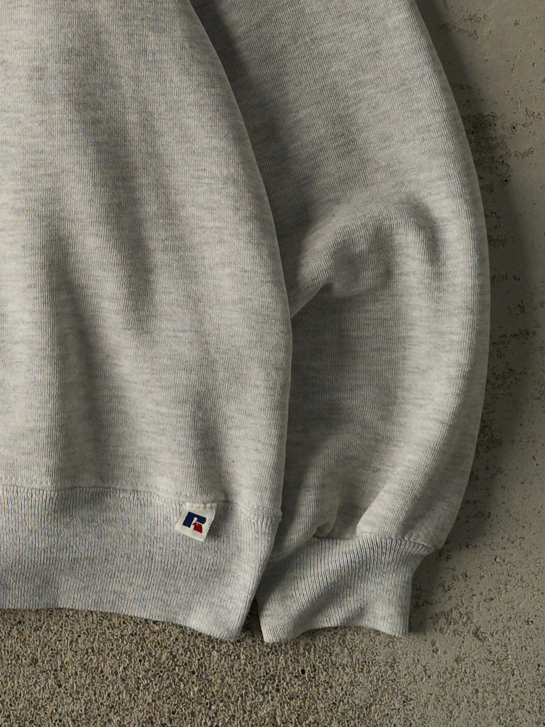 Vintage 90s Heather Grey Russell Athletic Blank Crewneck (M/L) sold by Rebalance Vintage product image thumbnail 3