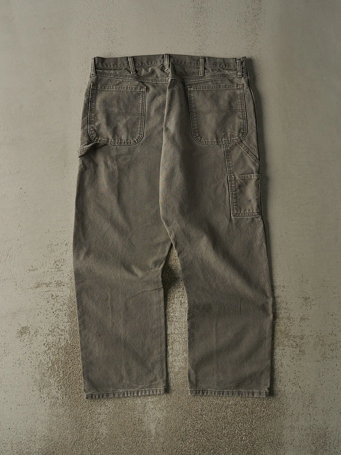 Vintage 90s Faded Green Rustler Carpenter Pants (38x30) sold by Rebalance Vintage product image thumbnail 3
