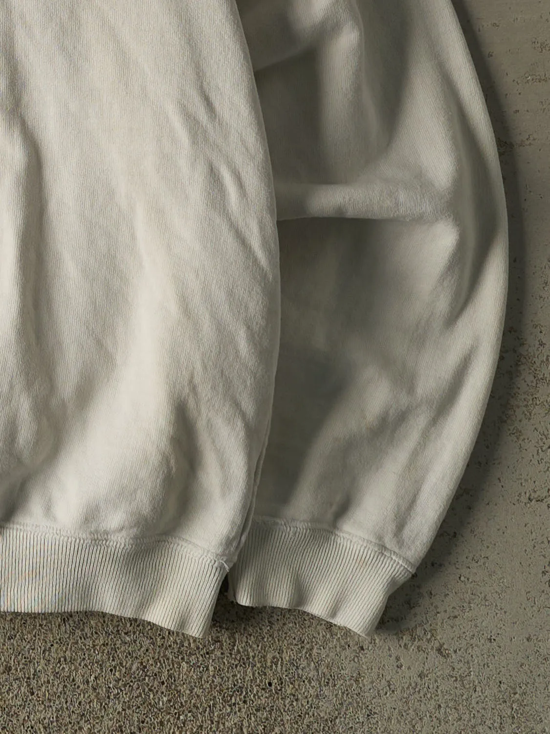 Vintage 90s White Roots BMW Logo Quarter Zip Sweatshirt (XL/XXL) sold by Rebalance Vintage product image thumbnail 4