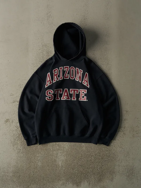 Vintage Y2K Faded Black Arizona State University Hoodie (S/M) sold by Rebalance Vintage