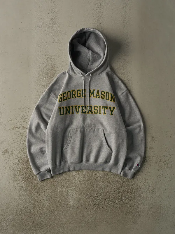 Vintage 90s Grey George Mason University Champion Hoodie (S) sold by Rebalance Vintage