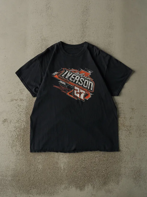 Vintage Y2K Black Calvin Iverson Racing Tee (L/XL) sold by Rebalance Vintage