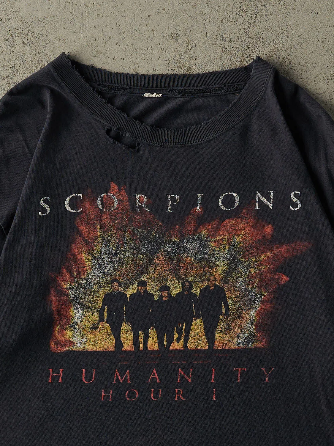 Vintage 07' Faded Black Scorpions Humanity World Tour Tee (L/XL) sold by Rebalance Vintage product image thumbnail 3