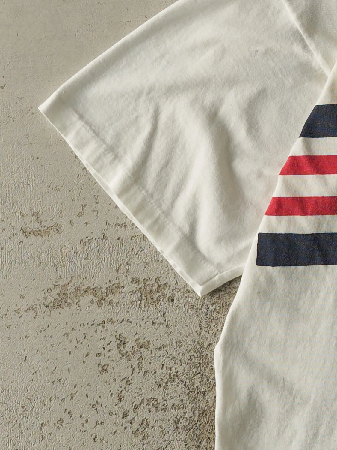 Vintage 80s White Fila Tennis Single Stitch Tee (M) sold by Rebalance Vintage product image thumbnail 3